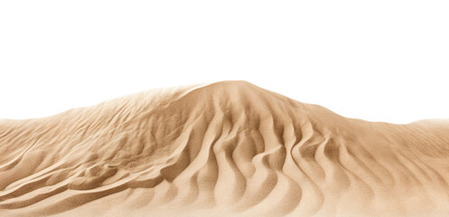 Beach or desert sand cut out