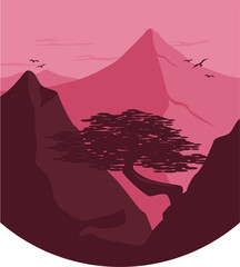 illustration of a landscape