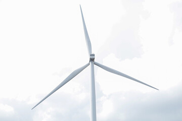 A wind turbine field that produces enough non-toxic electricity for human use.