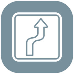 Sharp Bend Icon