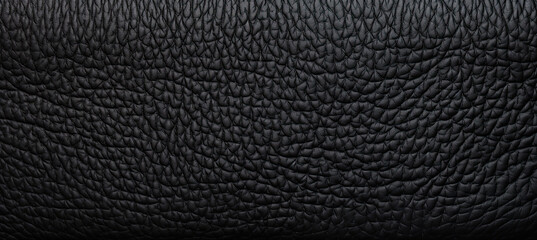Black leather texture background