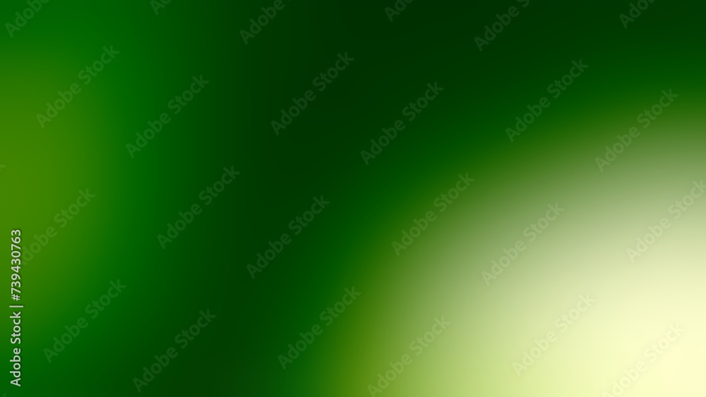 Sticker Green abstract soft poster background, vibrant color wave, noise texture cover header design. 