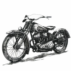 Fototapeta na wymiar Motorcycle Illustrator