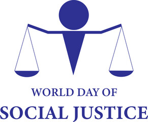 World day of social justice [vector illustration]