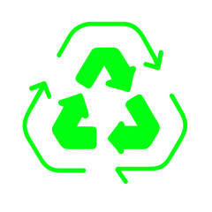 Fototapeta premium Recycle Icon: Symbolizing Sustainability and Environmental Responsibility