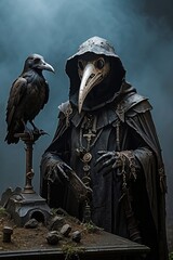 Plague Doctor's Cemetery Raven Mist - 739438589