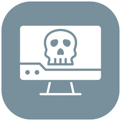 Computer Hacked Icon