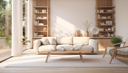 Modern interior style design living room