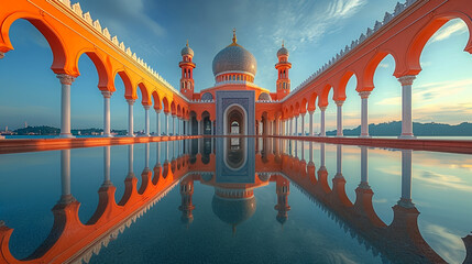 Great Mosque in Abu Dhabi - obrazy, fototapety, plakaty