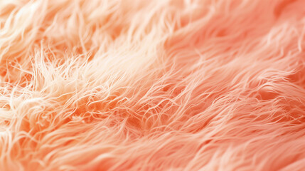 fluffy fur texture in peach colour (2)