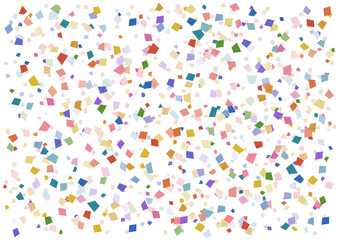 紙吹雪のカラフルな背景イラスト