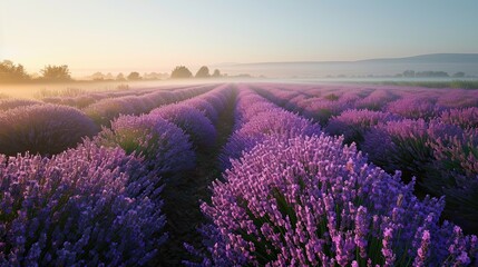 Fototapeta premium Majestic lavender fields in Provence at summer, France