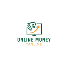 Obraz premium online cash logo
