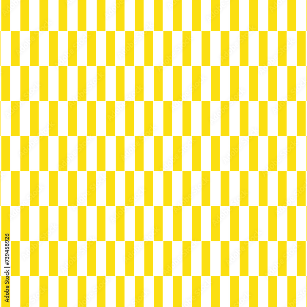 Poster abstract geometric repeatable yellow vertical line irregular pattern.