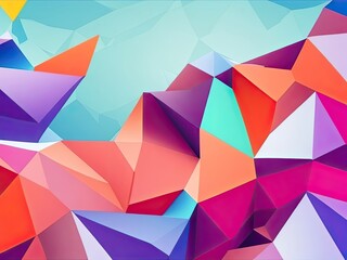 Free photo low poly abstract background