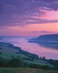 Obraz premium sunset over the sea