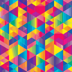 Colorful Geometric Vector Pattern Design, vector graphic