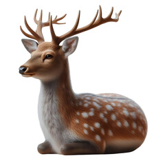 Isolated Deer Animal on a Transparent background