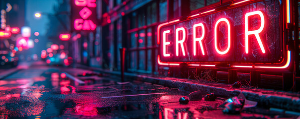 Error message displayed due to technical difficulties in processing visual data, indicating a need for troubleshooting or support intervention