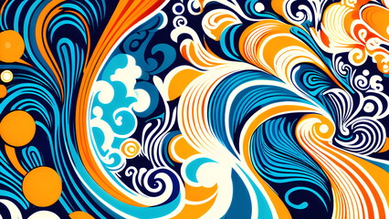 Colorful Wave Background, Colorful Wave Abstract wallpapers, Transform any room with dynamic waves of color, adding a modern and artistic touch your Designs or creations, colorful Abstract Background