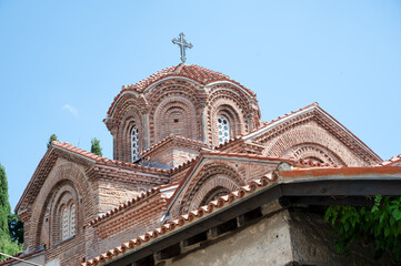 Church of Theotokos Peribleptos (Ohrid - Macedonia) - obrazy, fototapety, plakaty