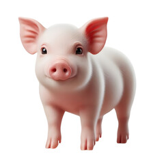 Isolated Pig Animal on a Transparent background