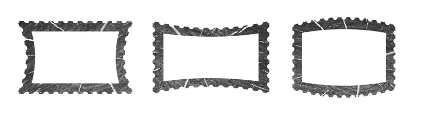 Abstract vintage black photo frame vector illustration. retro frame on white. Border design to use in photo mockup, email, newsletter business communication projects. 