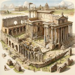 roman forum city education