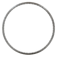 Ride the Dream: Every journey starts with a vision. This 3D circular frame, woven from steel motorcycle chains, symbolizes the limitless possibilities of riding. 