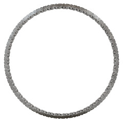 Unleash Your Ride: Elevate your motorcycle campaign with this dynamic 3D frame. Rounded steel chains form a captivating platform to showcase your brand's boldness