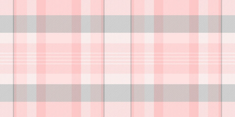 Vibrant background seamless tartan, beautiful plaid textile vector. Revival fabric check pattern texture in light and misty rose colors.
