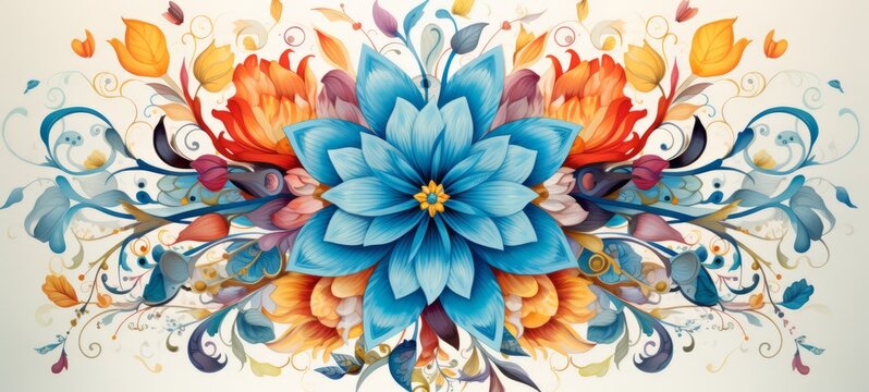 Mandala design of Women's strength. Mandala design with empowering quotes celebrating women's strength and resilience. Mother's day Greeting card. 8 March International Women's day. Horizontal