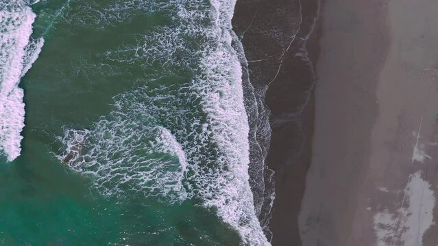 aerial view of parangtritis beach yogyakarta