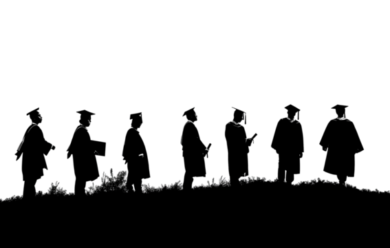 Journey to Degrees: Transparent Silhouettes