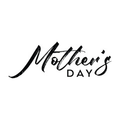 Vector happy mother day hand lettering design calligraphy vector