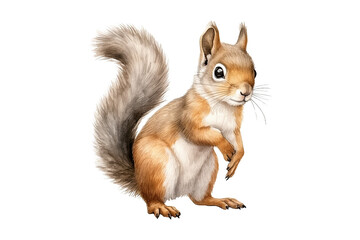 squirrel isolated on transparent background © FF Proudction
