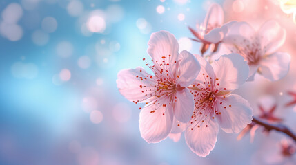 桜の花のクローズアップ - obrazy, fototapety, plakaty
