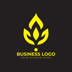 Vector minimal company logo design vector file
