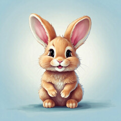 Cute little Easter bunny.