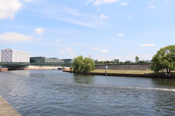 The river Spree in Berlin, Germany - 739504702