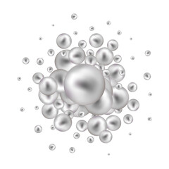 Background of gray balls. Template Screensaver