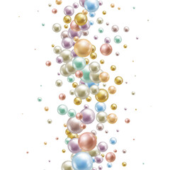 3d render, pastel candy balls, abstract background, pearls, beads assortment. Eps 10