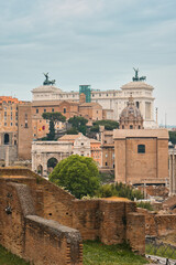 Fototapeta na wymiar Forum Romanum, Rom, Italien