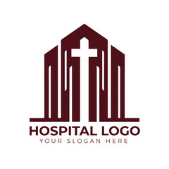 Vector medical logo design concepts premium vector
