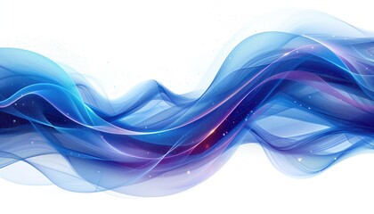 Blue waves business background design