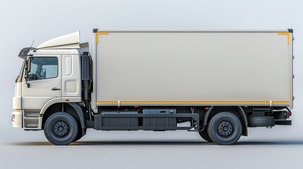 Fototapeta na wymiar box cargo truck car