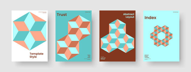 Obraz premium Modern Book Cover Layout. Abstract Poster Template. Isolated Business Presentation Design. Report. Background. Banner. Brochure. Flyer. Pamphlet. Leaflet. Catalog. Portfolio. Brand Identity