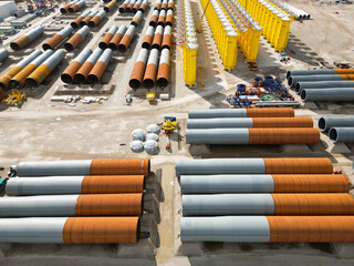Manufacturing steel foundations of windturbines