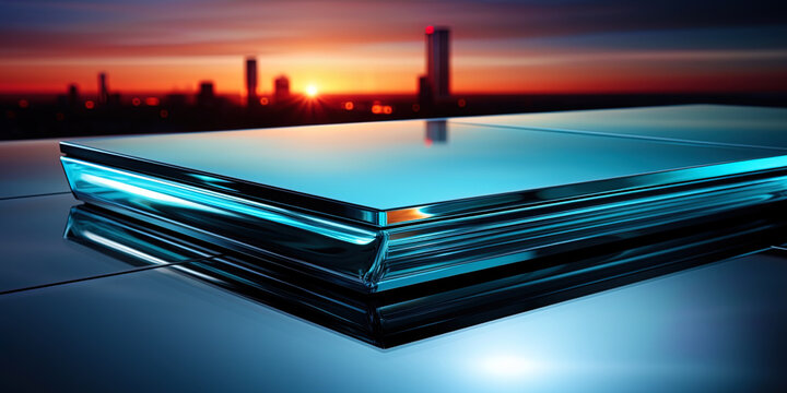 A thin and elegant surface, like a thin film that divides the world into two par