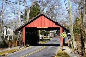  Scarborough covered bridge.